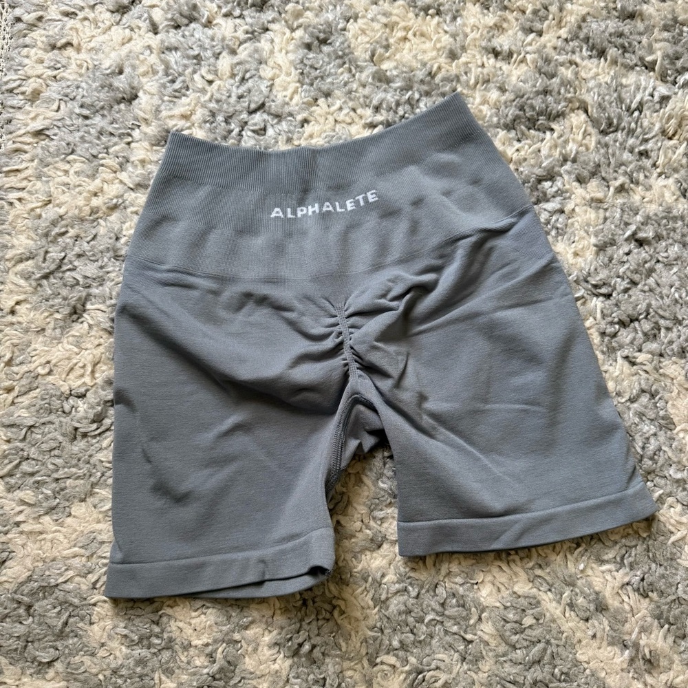 Alphalete Women's Amplify Utility Grey Shorts